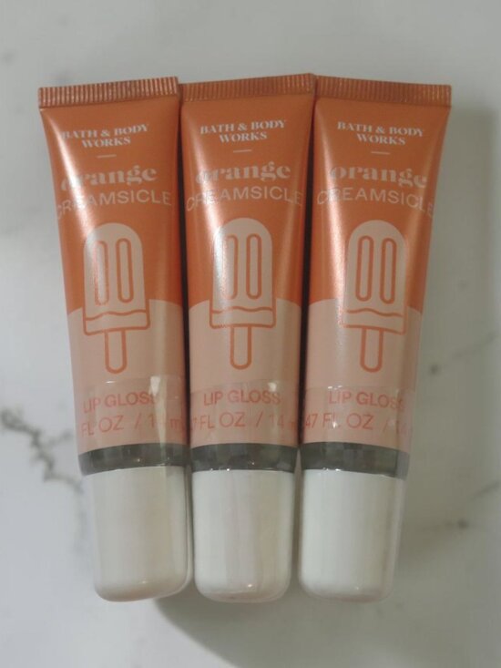 Bath & Body Works Other - Bath & Body Works - Set of 3 ORANGE CREAMSICLE Lip Glosses, NWT